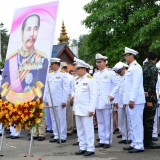 ทต.สันทราย ร่วมวางพวงมาลาในวันปิยะมหาราช ณ ที่ว่าการอำเภอฝาง
