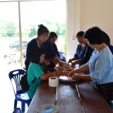 โครงการส่งเสริมอาชีพกลุ่มสตรีแม่บ้านตำบลสันทราย