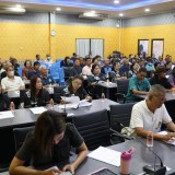 ประชุมชี้แจงแนวทางการขอรับเงินอุดหนุนวิสาหกิจชุมชน
