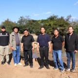 ลงพื้นที่ตรวจสอบการซ่อมบำรุงกรณีฝายต้นลุงชำรุด