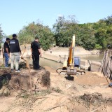 ลงพื้นที่ตรวจสอบการซ่อมบำรุงกรณีฝายต้นลุงชำรุด