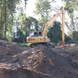 ลงพื้นที่ตรวจสอบการซ่อมบำรุงกรณีฝายต้นลุงชำรุด