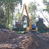 ลงพื้นที่ตรวจสอบการซ่อมบำรุงกรณีฝายต้นลุงชำรุด