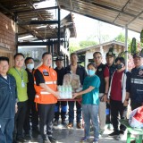 ร่วมตรวจสอบและให้ความช่วยเหลือเบื้องต้น เหตุเพลิงไหม้บ้านประชาชน หมู่ที่ ๑๓ บ้านสันหนองเขียว ตำบลสันทราย อำเภอฝาง จังหวัดเชียงใหม่