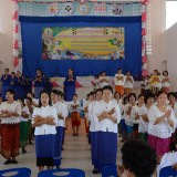โครงการประเพณีรดน้ำขอพรผู้สูงอายุตำบลสันทราย ประจำปี 2561