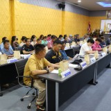 ประชุมเพื่อหารือแนวทางโครงการจัดงานประเพณีลอยกระทงตำบลสันทราย ประจำปี ๒๕๖๘
