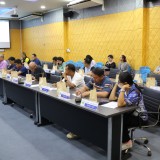 ประชุมเพื่อหารือแนวทางโครงการจัดงานประเพณีลอยกระทงตำบลสันทราย ประจำปี ๒๕๖๘