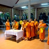 พิธีเจริญพระพุทธมนต์เพื่อความเป็นสิริมงคลให้กับแผ่นดิน และปวงชนชาวไทยทุกหมู่เหล่า ในโอกาสวันชาติ และวันพ่อแห่งชาติ ๕ ธันวาคม ๒๕๖๓