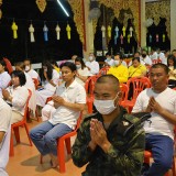 พิธีเจริญพระพุทธมนต์เพื่อความเป็นสิริมงคลให้กับแผ่นดิน และปวงชนชาวไทยทุกหมู่เหล่า ในโอกาสวันชาติ และวันพ่อแห่งชาติ ๕ ธันวาคม ๒๕๖๓