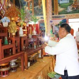 ถวายเทียนจำนำพรรษา ประจำปีงบประมาณ ๒๕๖๙