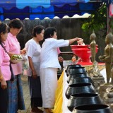 รดน้ำดำหัวผู้สูงอายุตำบลสันทราย ประจำปี 58