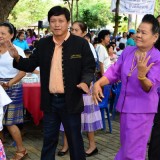 รดน้ำดำหัวผู้สูงอายุตำบลสันทราย ประจำปี 58