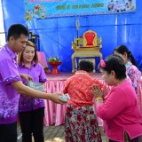 รดน้ำดำหัวผู้สูงอายุตำบลสันทราย ประจำปี 58