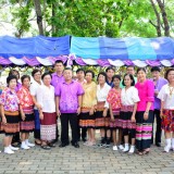 รดน้ำดำหัวผู้สูงอายุตำบลสันทราย ประจำปี 58