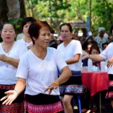รดน้ำดำหัวผู้สูงอายุตำบลสันทราย ประจำปี 58