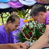 รดน้ำดำหัวผู้สูงอายุตำบลสันทราย ประจำปี 58