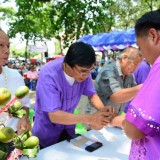 รดน้ำดำหัวผู้สูงอายุตำบลสันทราย ประจำปี 58