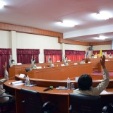 การประชุมสภาเทศบาลตำบลสันทราย สมัยวิสามัญ สมัยที่ 1 ครั้งที่ 1 ประจำปี พ.ศ.2563