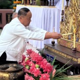 พิธีบวงสรวงครูบาเจ้าศรีวิชัย ครบรอบ ๑๔๘ ปี  และงานสรงน้ำพระธาตุ ณ วัดศรีมงคล หมู่ที่ ๓