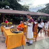 พิธีบวงสรวงครูบาเจ้าศรีวิชัย ครบรอบ ๑๔๘ ปี  และงานสรงน้ำพระธาตุ ณ วัดศรีมงคล หมู่ที่ ๓