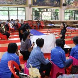กิจกรรมโรงเรียนผู้สูงอายุปัญญาภิวัฒน์ ครั้งที่ ๙ (ฝึกจีบผ้า)