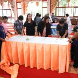กิจกรรมโรงเรียนผู้สูงอายุปัญญาภิวัฒน์ ครั้งที่ ๙ (ฝึกจีบผ้า)
