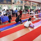 กิจกรรมโรงเรียนผู้สูงอายุปัญญาภิวัฒน์ ครั้งที่ ๙ (ฝึกจีบผ้า)