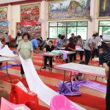 กิจกรรมโรงเรียนผู้สูงอายุปัญญาภิวัฒน์ ครั้งที่ ๙ (ฝึกจีบผ้า)
