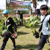 โครงการส่งเสริมและพัฒนาศักยภาพลำน้ำล้อง กิจกรรมปลูกต้นพุทธรักษา 