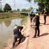 โครงการส่งเสริมและพัฒนาศักยภาพลำน้ำล้อง กิจกรรมปลูกต้นพุทธรักษา 