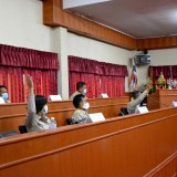 ประชุมสภาเทศบาลตำบลสันทรายครั้งแรก เพื่อดำเนินการประชุมตามระเบียบวาระ และคัดเลือกประธานสภาเทศบาลตำบลสันทราย