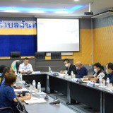 การประชุมคณะกรรมการช่วยเหลือประชาชนของเทศบาลตำบลสันทราย เพื่อพิจารณาให้ความช่วยเหลือประชาชนที่ประสบเหตุเพลิงไหม้บ้านพักอาศัย หมู่ที่ ๑๓ บ้านสันหนองเขียว
