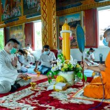 พิธีถวายเทียนพรรษา ภายใต้โครงการอนุรักษ์ประเพณีวันเข้าพรรษา ประจำปี ๒๕๖๔ 