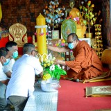 พิธีถวายเทียนพรรษา ภายใต้โครงการอนุรักษ์ประเพณีวันเข้าพรรษา ประจำปี ๒๕๖๔ 