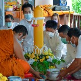 พิธีถวายเทียนพรรษา ภายใต้โครงการอนุรักษ์ประเพณีวันเข้าพรรษา ประจำปี ๒๕๖๔ 