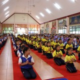 โครงการฝึกอบรมคุณธรรมจริยธรรมสำหรับเด็กและเยาวชนตำบลสันทราย