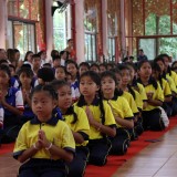โครงการฝึกอบรมคุณธรรมจริยธรรมสำหรับเด็กและเยาวชนตำบลสันทราย