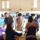 เวทีประชาคมตำบลสันทราย เพื่อจัดทำแผนพัฒนาท้องถิ่น (พ.ศ.2561-2565)