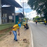 กิจกรรมปรับปรุงภูมิทัศน์ข้างทางถนนสายห้วยงู และ Big Cleaning Day