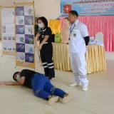 โครงการอบรมเชิงปฏิบัติการให้ความรู้การปฐมพยาบาลเบื้องต้นและการฟื้นคืนชีพขั้นพื้นฐานประจำปีงบประมาณ ๒๕๖๖