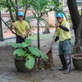 กิจกรรมอาสาสมัครท้องถิ่นรักษ์โลก "อถล. พัฒนาวัดศรีบุญเรือง (Big Cleaning Day)"