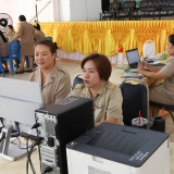 ดำเนินการรับมอบหีบบัตรเลือกตั้ง