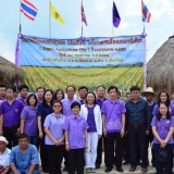 รณรงค์ไถกลบพืชปุ๋ยสด(ปอเทือง) ในโครงการเมืองเกษตรสีเขียว