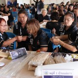 กิจกรรมฝึกอบรมและประดิษฐ์ดอกไม้จันทน์ เนื่องในพระราชพิธีถวายพระเพลิงพระบรมศพสมเด็จพระนางเจ้าสิริกิติ์พระบรมราชินีนาถ พระบรมราชชนนีพันปีหลวง 