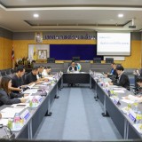 ประชุมคณะผู้บริหาร และหัวหน้าส่วนราชการเทศบาลตำบลสันทราย ครั้งที่ ๑ ประจำปี พ.ศ. ๒๕๖๙