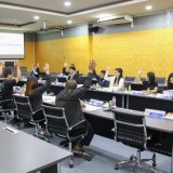 ประชุมคณะผู้บริหาร และหัวหน้าส่วนราชการเทศบาลตำบลสันทราย ครั้งที่ ๑ ประจำปี พ.ศ. ๒๕๖๙