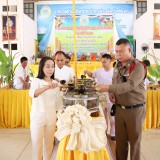 โครงการส่งเสริมอนุรักษ์ประเพณีวันเข้าพรรษา ประจำปีงบประมาณ พ.ศ. 2568 "กิจกรรมหล่อเทียนพรรษา"