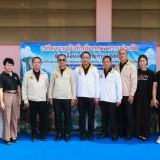 เวทีลงนามบันทึกข้อตกลงความร่วมมือขับเคลื่อนเครือข่ายตำบลสุขภาวะ ภายใต้โครงการสร้างเครือข่ายบูรณาการขับเคลื่อนสุขภาวะชุมชนเพื่อยกระดับการพัฒนาคุณภาพชีวิตที่ดี
