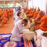 พิธีบำเพ็ญกุศลในวาระครบ ๕๐ วัน (ปัญญาสมวาร) แห่งการสิ้นพระชนม์ อุทิศถวายเป็นพระกุศลแด่สมเด็จพระเจ้าลูกเธอ เจ้าฟ้าพัชรกิติยาภา นเรนทิราเทพยวดี กรมหลวงราชสาริณีสิริพัชร มหาวัชรราชธิดา