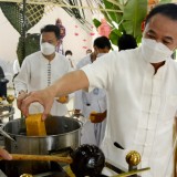กิจกรรมหล่อเทียนพรรษา ภายใต้โครงการส่งเสริมอนุรักษ์ประเพณีวันเข้าพรรษา ประจำปี ๒๕๖๕